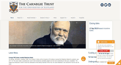 Desktop Screenshot of carnegie-trust.org